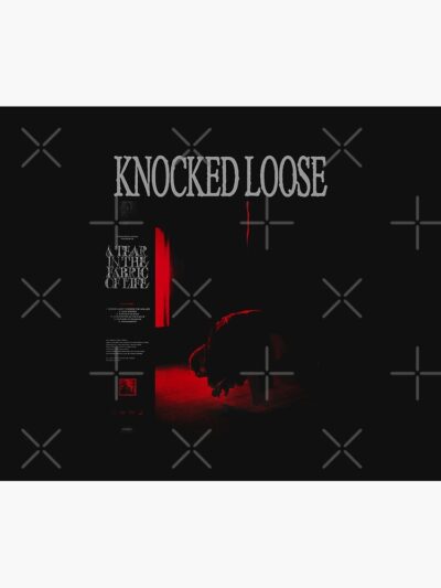 Knocked Loose Art Tapestry Official Knocked Loose Merch