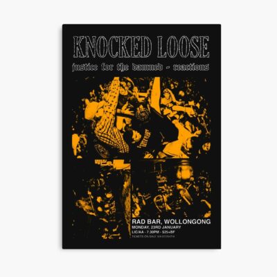 Knocked Loose Art Poster Official Knocked Loose Merch