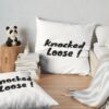 Knocked Loose Hoodie Throw Pillow Official Knocked Loose Merch