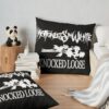 Motionless Knocked In Loose 2021 Menlu Throw Pillow Official Knocked Loose Merch