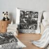 Knocked Loose Art Throw Pillow Official Knocked Loose Merch