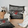 Knocked Loose Art Throw Pillow Official Knocked Loose Merch