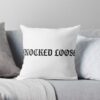 Knocked Loose - Band Logo Throw Pillow Official Knocked Loose Merch