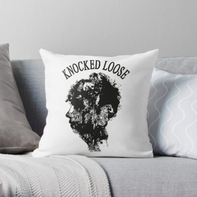 Knocked Loose Throw Pillow Official Knocked Loose Merch