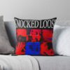 Knocked Loose Art Throw Pillow Official Knocked Loose Merch