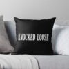 The Punk Throw Pillow Official Knocked Loose Merch