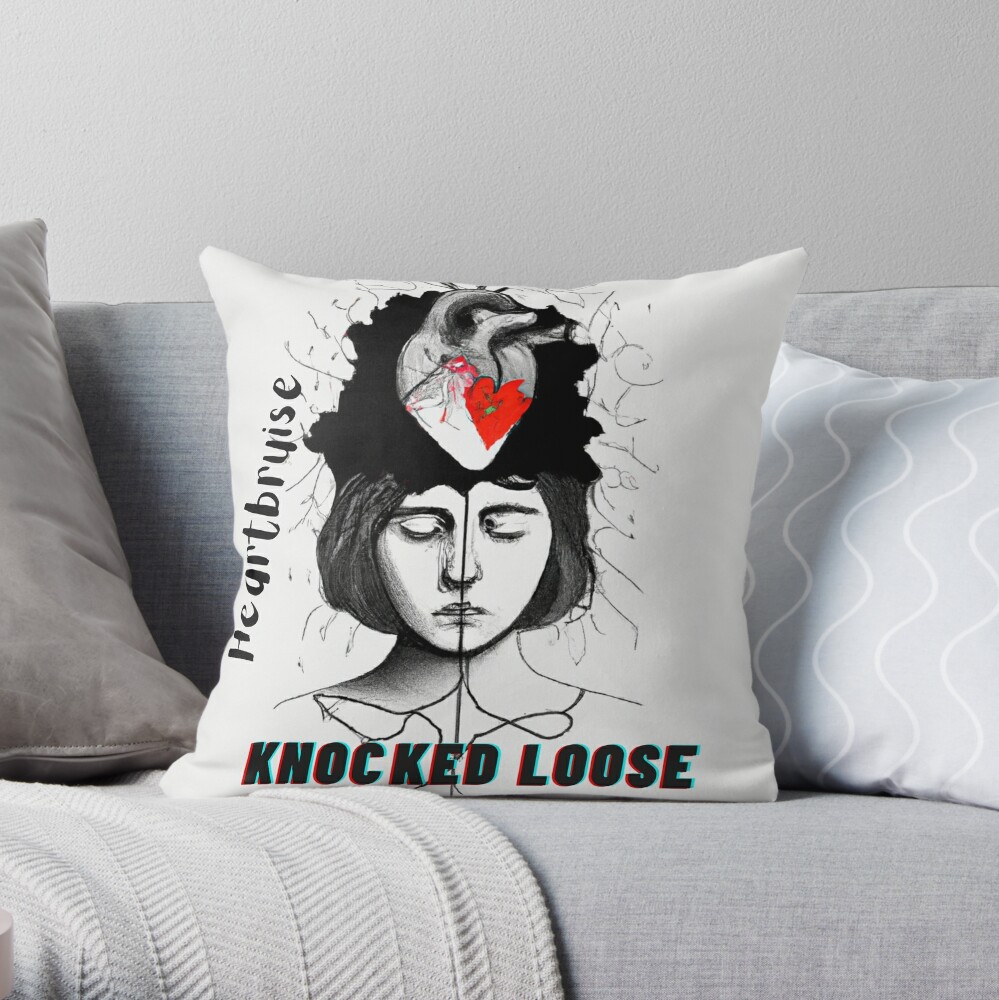 Embracing Resilience Knocked Loose In Life Throw Pillow