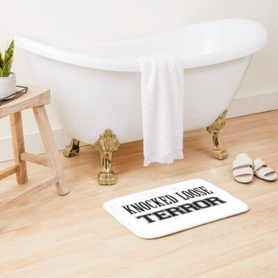 Black Type Terror Bath Mat Official Knocked Loose Merch