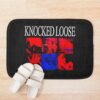 Knocked Loose Art Bath Mat Official Knocked Loose Merch