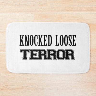 Black Type Terror Bath Mat Official Knocked Loose Merch