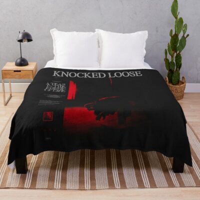 Knocked Loose Art Throw Blanket Official Knocked Loose Merch