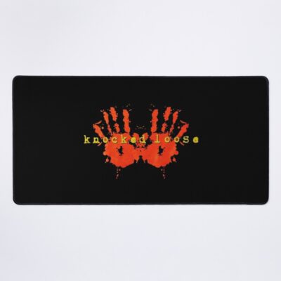 Hand-Knocked Loose Mouse Pad Official Knocked Loose Merch