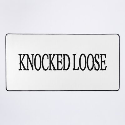 Knocked Loose Merch Logo Mouse Pad Official Knocked Loose Merch