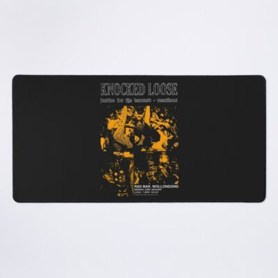 Knocked Loose Art Mouse Pad Official Knocked Loose Merch