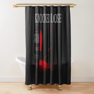 Knocked Loose Art Shower Curtain Official Knocked Loose Merch