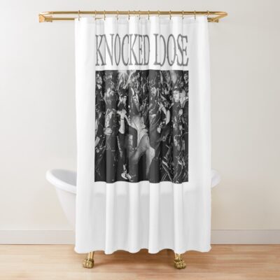 Knocked Loose Higher Power Shower Curtain Official Knocked Loose Merch