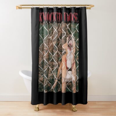 Knocked Loose Shower Curtain Official Knocked Loose Merch