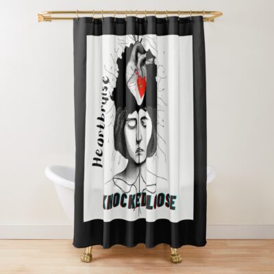 Embracing Resilience: Knocked Loose In Life Shower Curtain Official Knocked Loose Merch