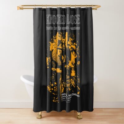 Knocked Loose Art Shower Curtain Official Knocked Loose Merch