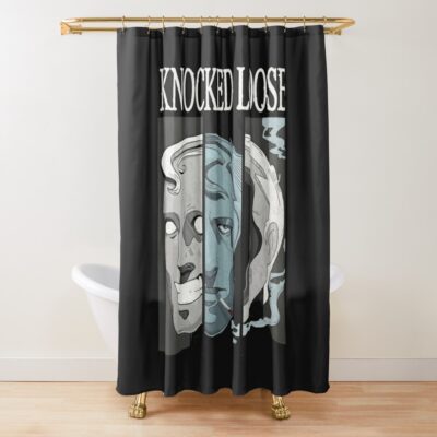 Knocked Loose Art Shower Curtain Official Knocked Loose Merch