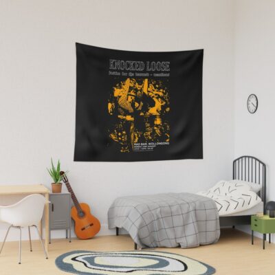 Knocked Loose Art Tapestry Official Knocked Loose Merch